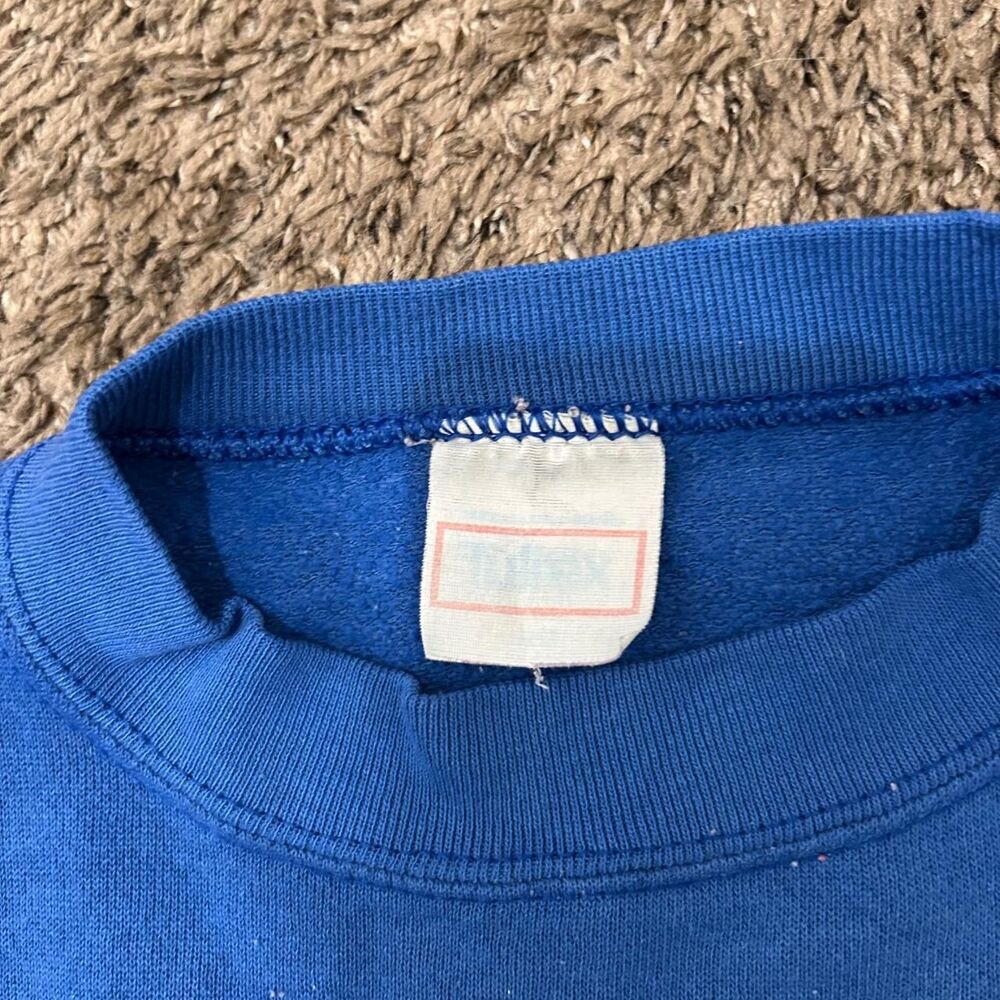 Tultex Men's Blue Sweatshirt - Picture 4 of 6
